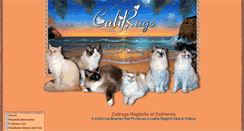Desktop Screenshot of calirags-ragdolls.com